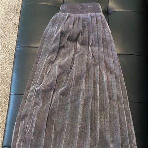 Grey long skirt